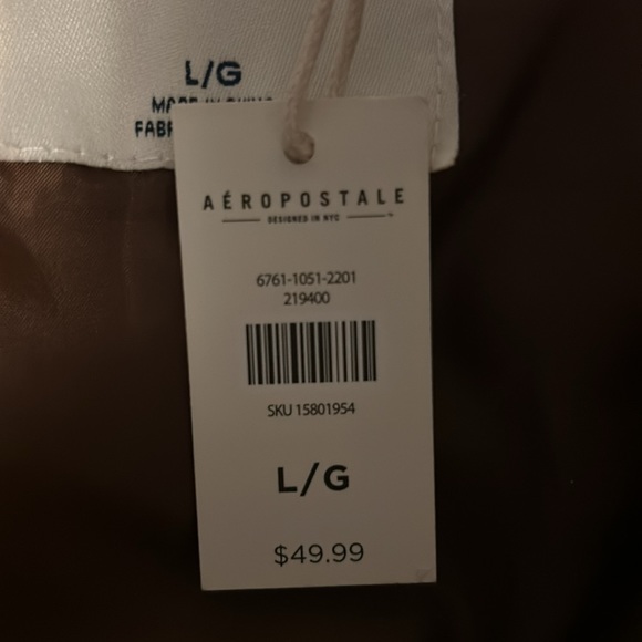 Aeropostale Brown Puffer Vest - Picture 4 of 4